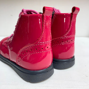 Ricosta E7 Jemmy Cherry Pink Patent Boot