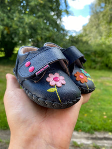 Pediped Aryanna Navy Baby Shoe