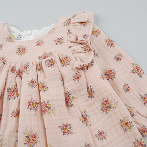 BabyBol Pink Floral Dress