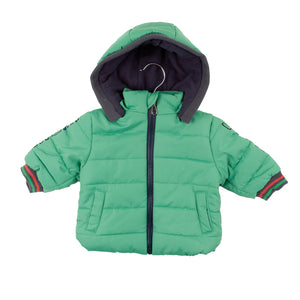 BabyBol ‘Urban Star’ Green Jacket with Hood