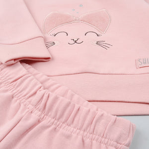 Babybol Pink Cat 2 Piece Set