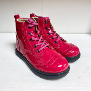 Ricosta E7 Jemmy Cherry Pink Patent Boot