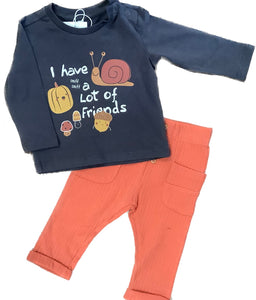 Losan Natural Park Autumn Friends Tee and Joggers