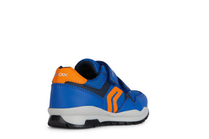 Geox pavel blue orange runner boy 