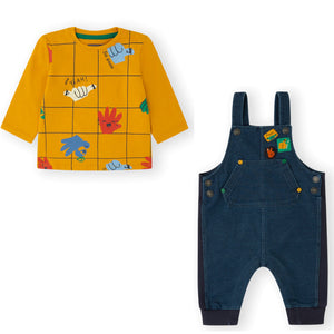 Canada House Denim Dungaree Set with Tee