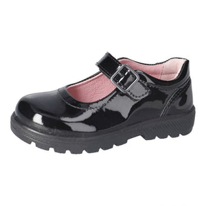 Ricosta G48 Alice Black School Shoe