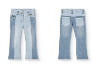Boboli Split Wash Denim Stretch Jeans