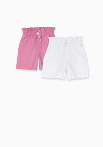 Tiffosi Latte Pink & White Short Set