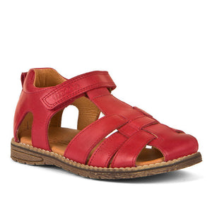 froddo carte u closed toe sandals red