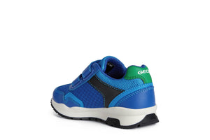 geox pavel navy green trainers