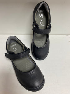 Geox Y11 Gioia Black School Shoe