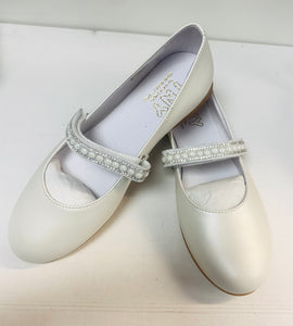 Tny Ivory Communion Shoes