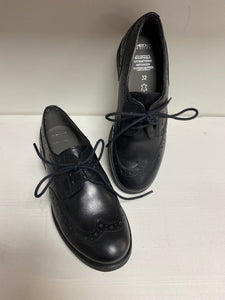 Geox Y12 Agata Black School Shoe