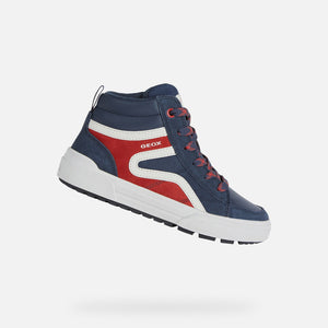 Geox C31 Weemble Runner Boot Navy/Red