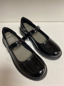 Geox Y15 Casey Black Patent Shoe