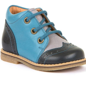 Froddo X105 Coper Leather Boot Grey/Blue