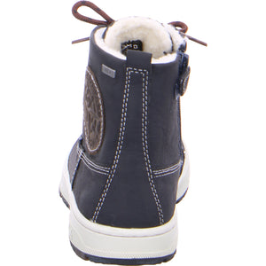 Lurchi C18 Waterproof Navy Fur Lined Boots