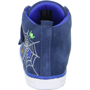 Lurchi C14 Gortex Blue Suede Spider Web  Runner Boots