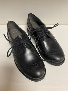 Geox Y12 Agata Black School Shoe