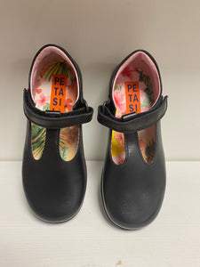 Petasil Y6 Thais 2 Black Leather Shoes
