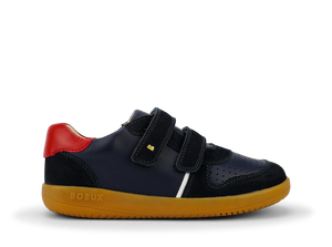 Bobux D26 KP Riley Navy+Red