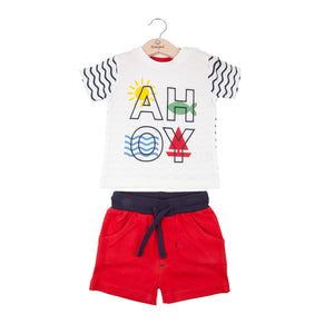 BabyBol Ahoy Shorts Set