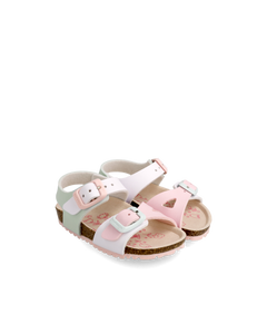 Sandalias Niña Garvalin Outlet Garvalin B2 Sandal Pink/Grey Rena Beau