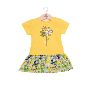 BabyBol Yellow Flower Dress