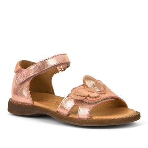 girls sandals froddo lore closed toe pink shine